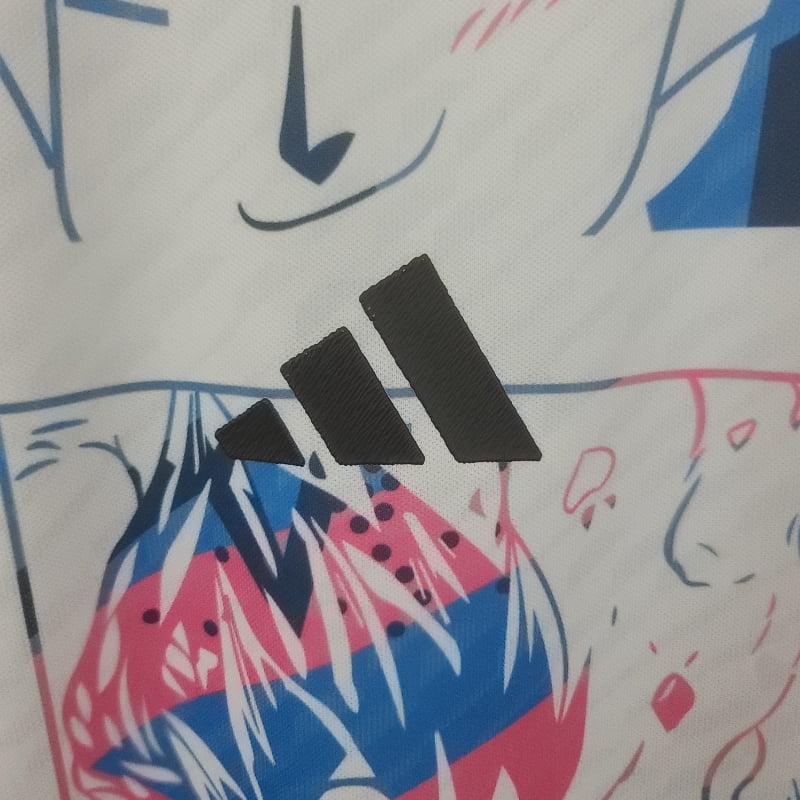 Alternative view of 2022 Japan Anime White Soccer Jersey
