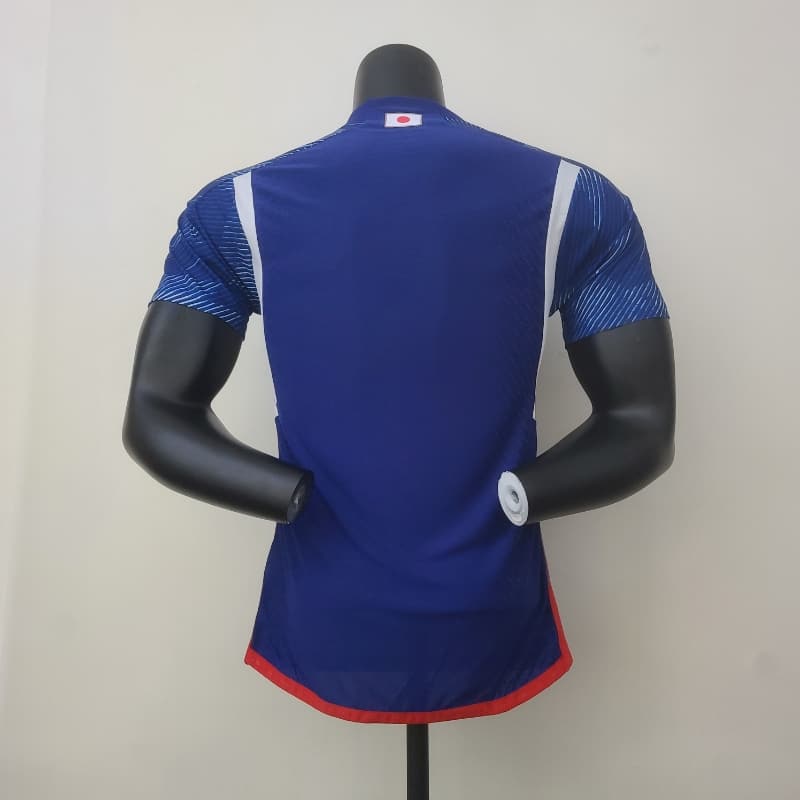 Alternative view of 2022 World Cup Player Version Japan Soccer Jersey Home