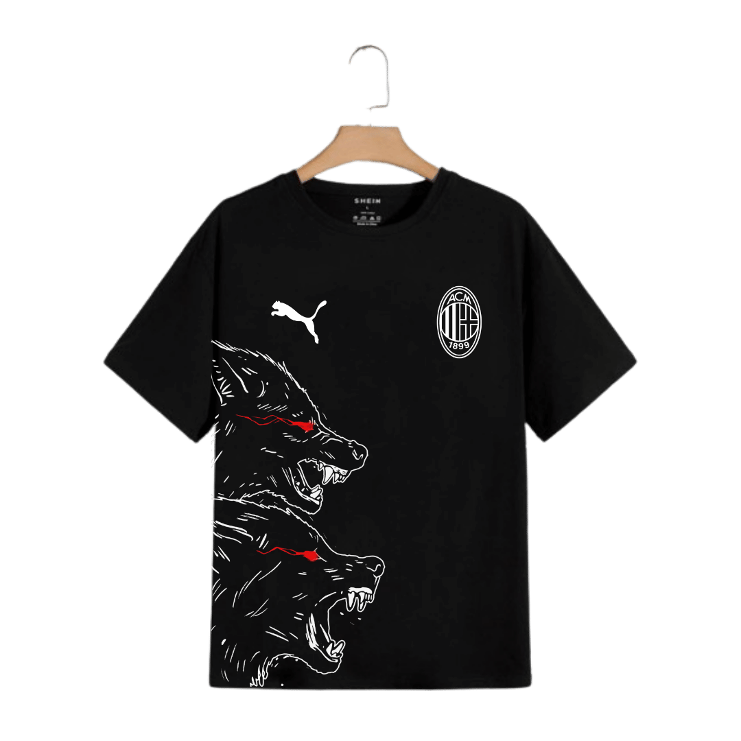 Ac Milan Wolf Custom Jersey