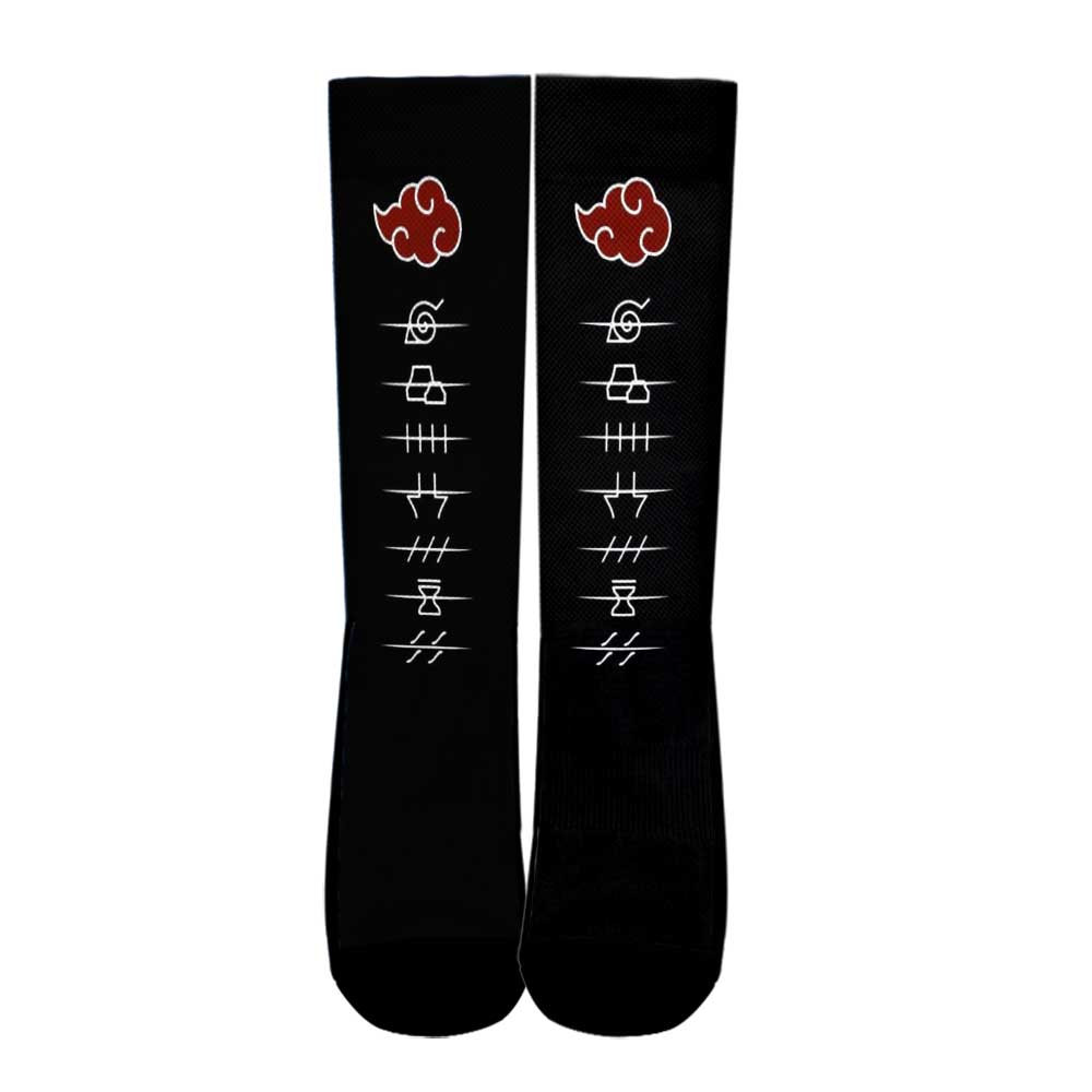 Akatsuki Symbol Socks Symbol Hidden Village Socks Pt10