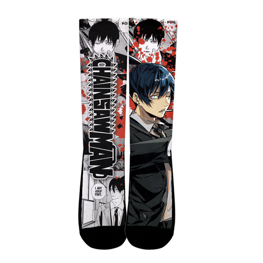 Aki Hayakawa Socks Chainsaw Man Custom Anime Socks