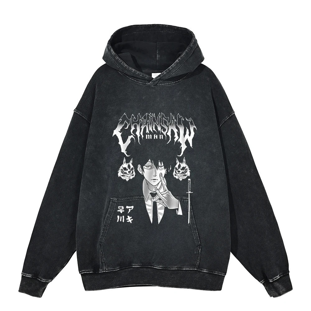 Alternative view of Aki Hayakawa Vintage Hoodie V1