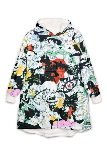 All Anime Fusion Oversized Blanket Hoodie