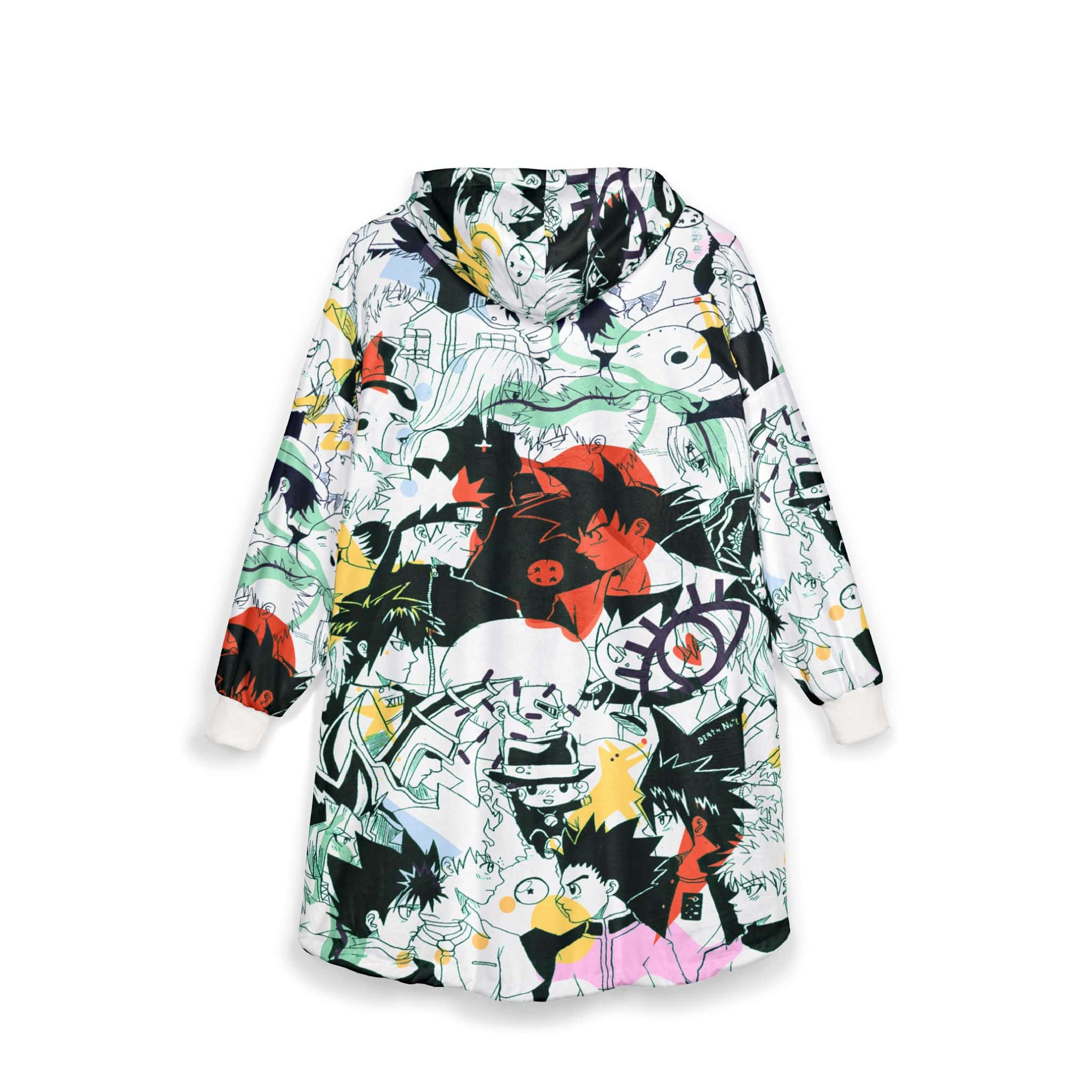 All Anime Fusion Oversized Blanket Hoodie - Image 2