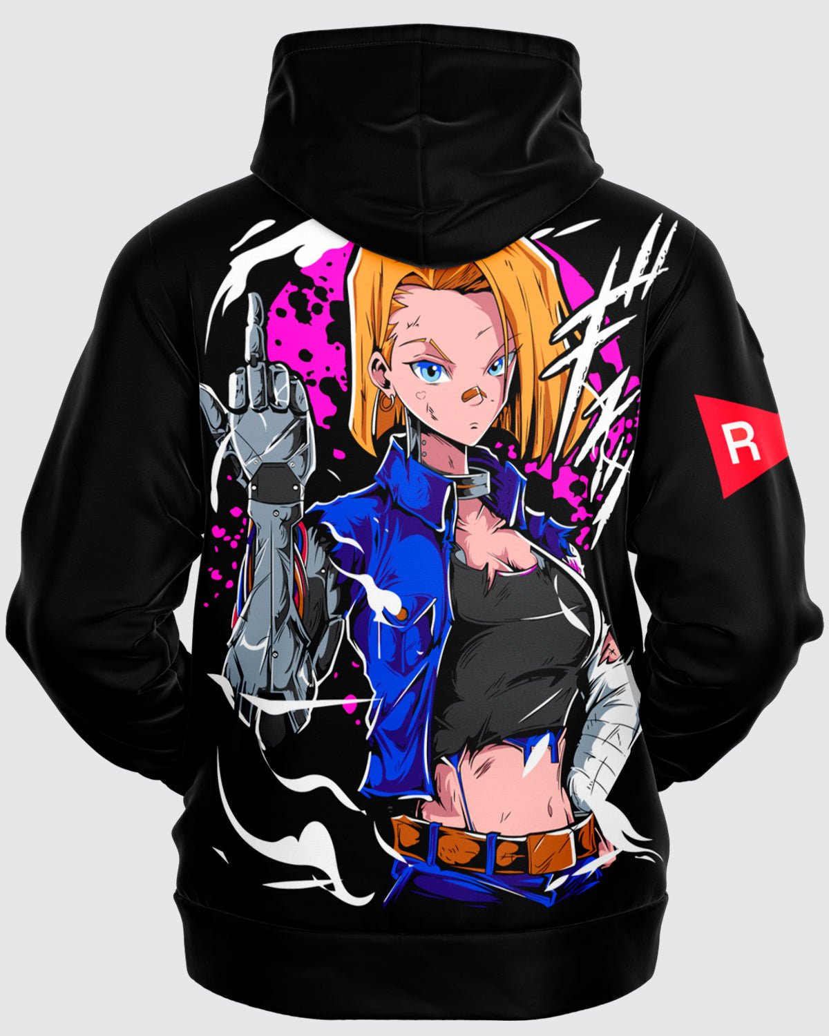 Android 18 Hoodie • Dragon Ball