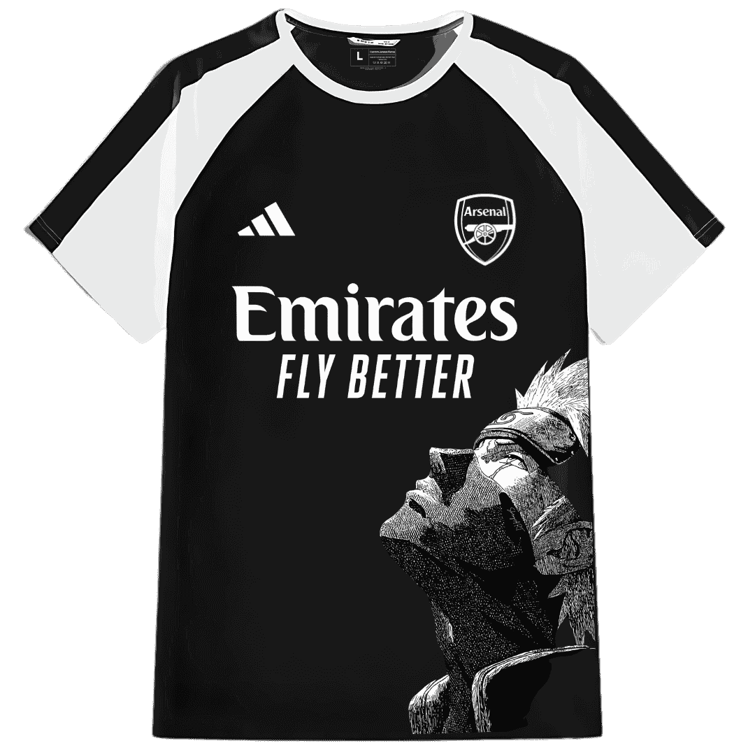 Arsenal X Kakashi Hatake Custom Anime Jersey