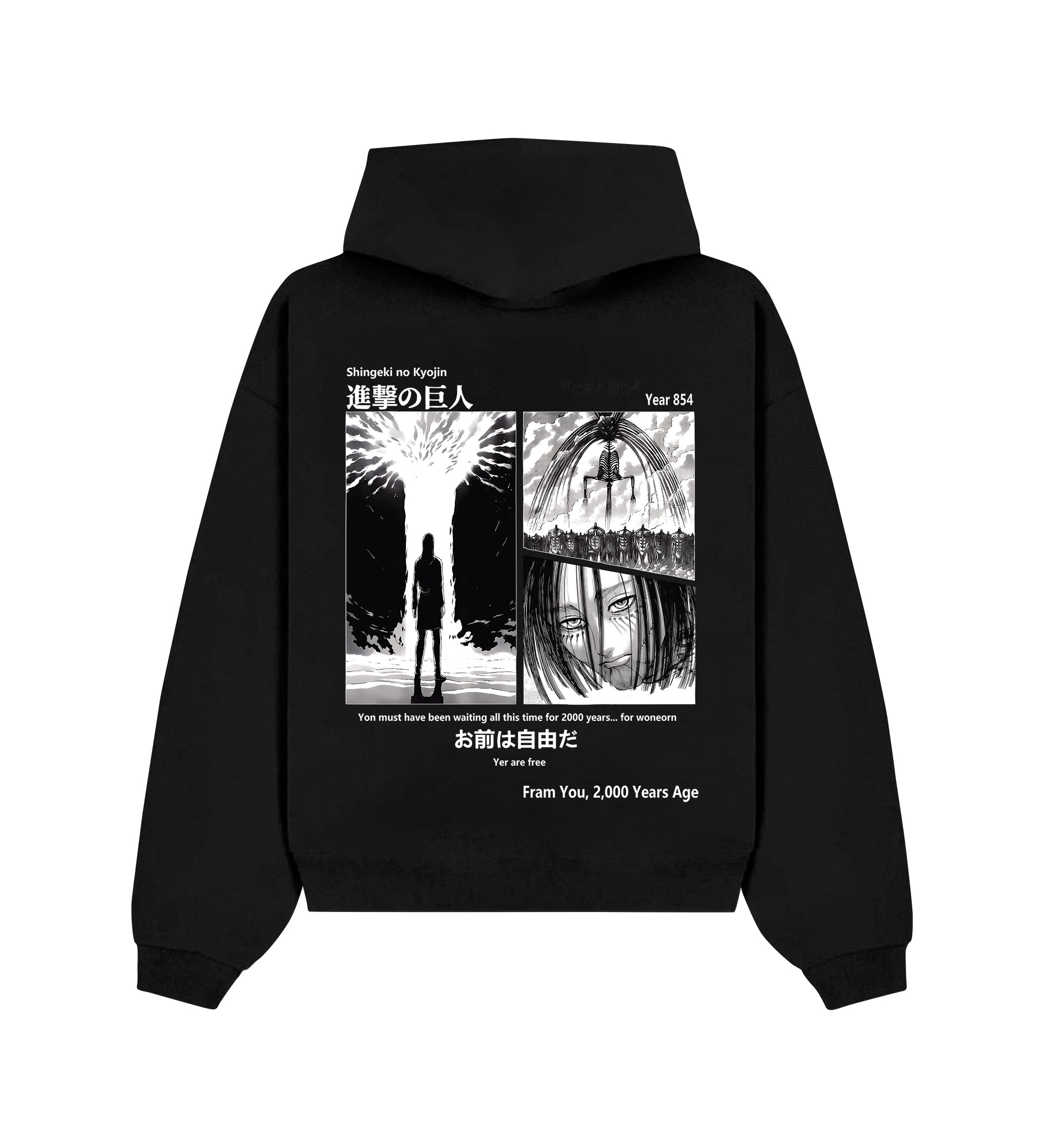 Attack On Titan Classic Hoodie V8