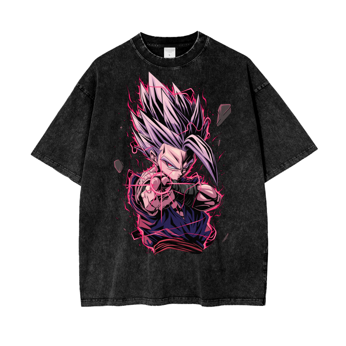 Beast Gohan Dragonball Super Oversize Snow Washed T-Shirt