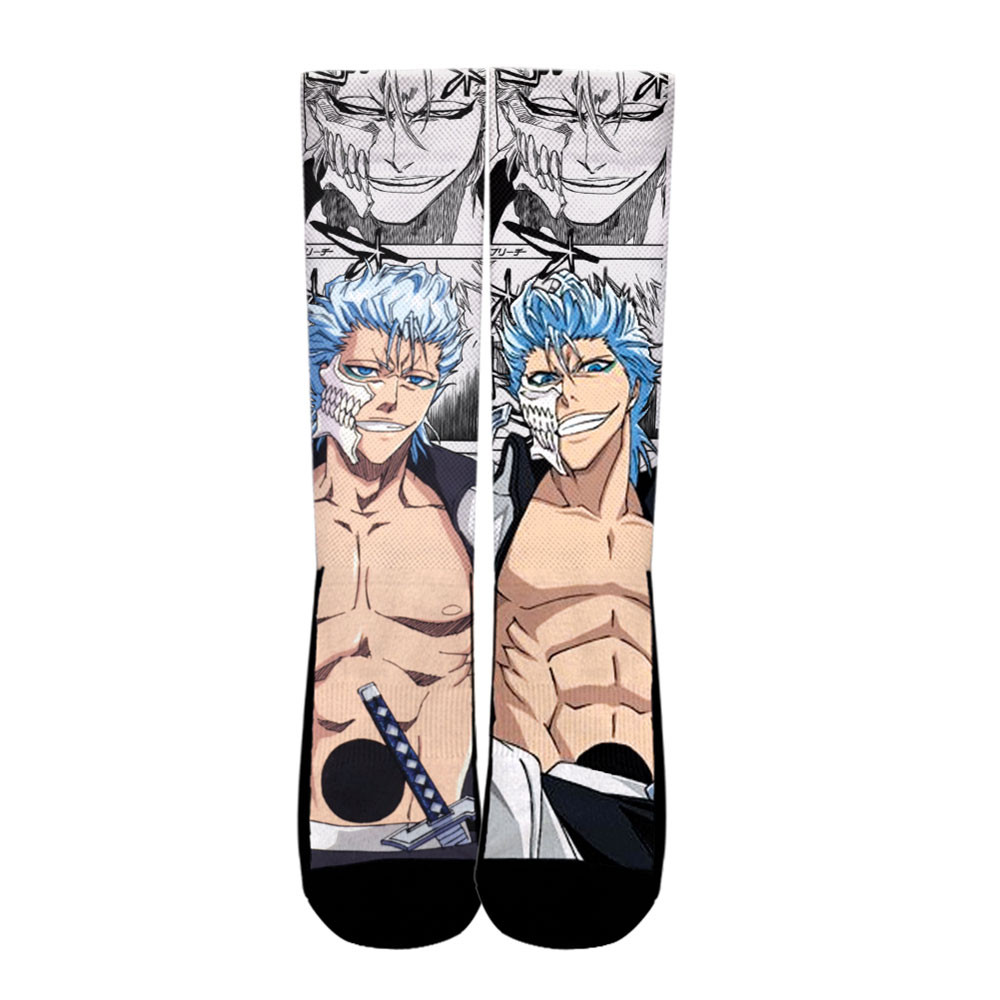 Bleach Grimmjow Jaegerjaquez Socks Custom For Anime Fans Ntt1608
