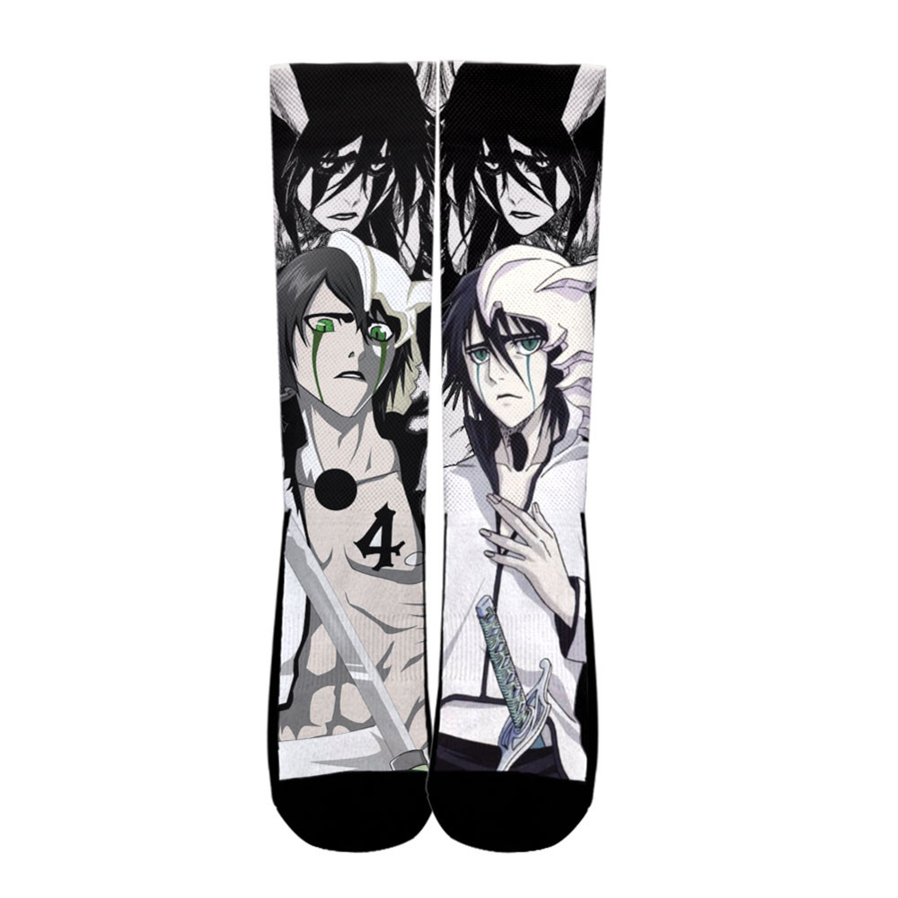 Bleach Ulquiorra Cifer Socks Custom For Anime Fans Ntt1608