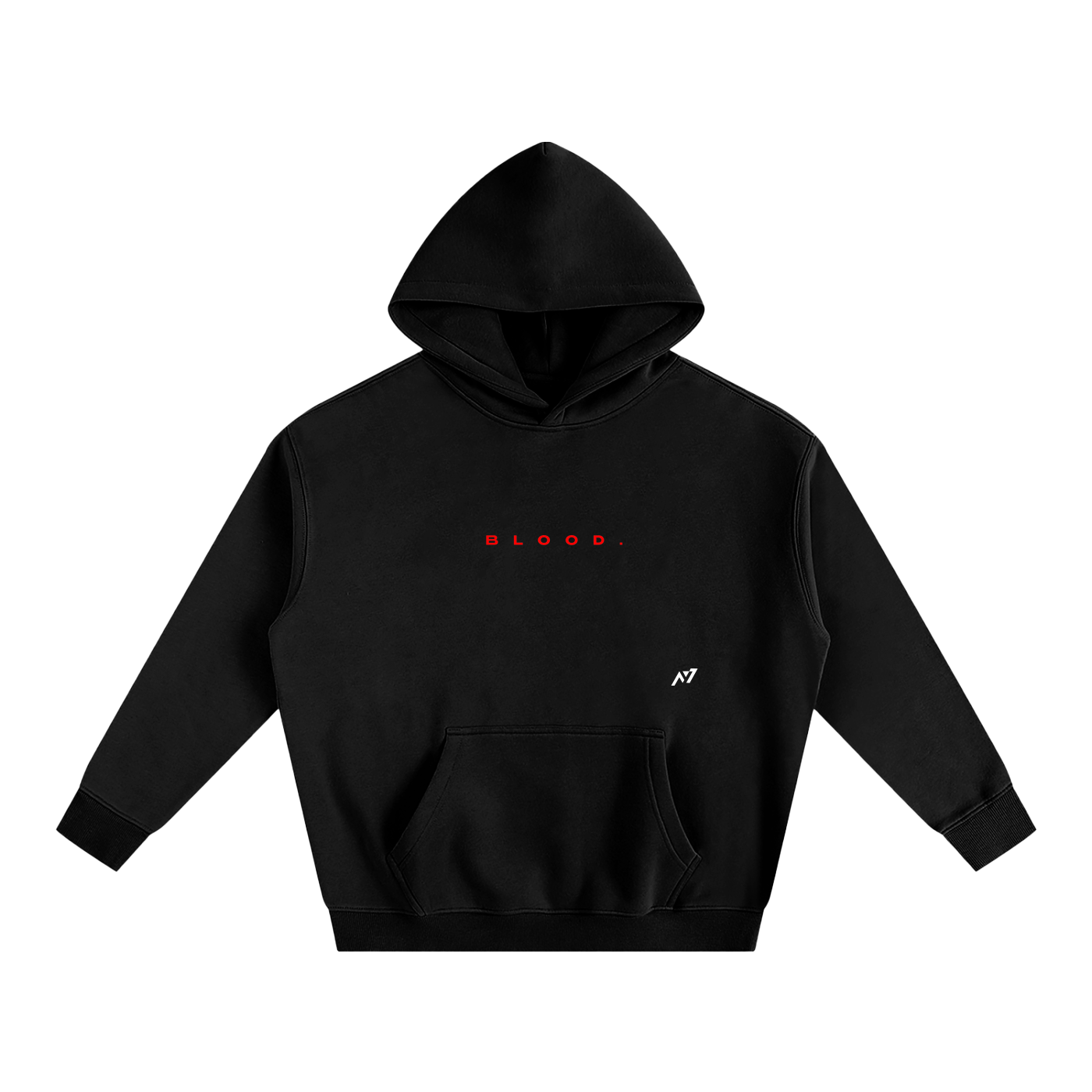 Alternative view of Blood. Streetwear Hoodie