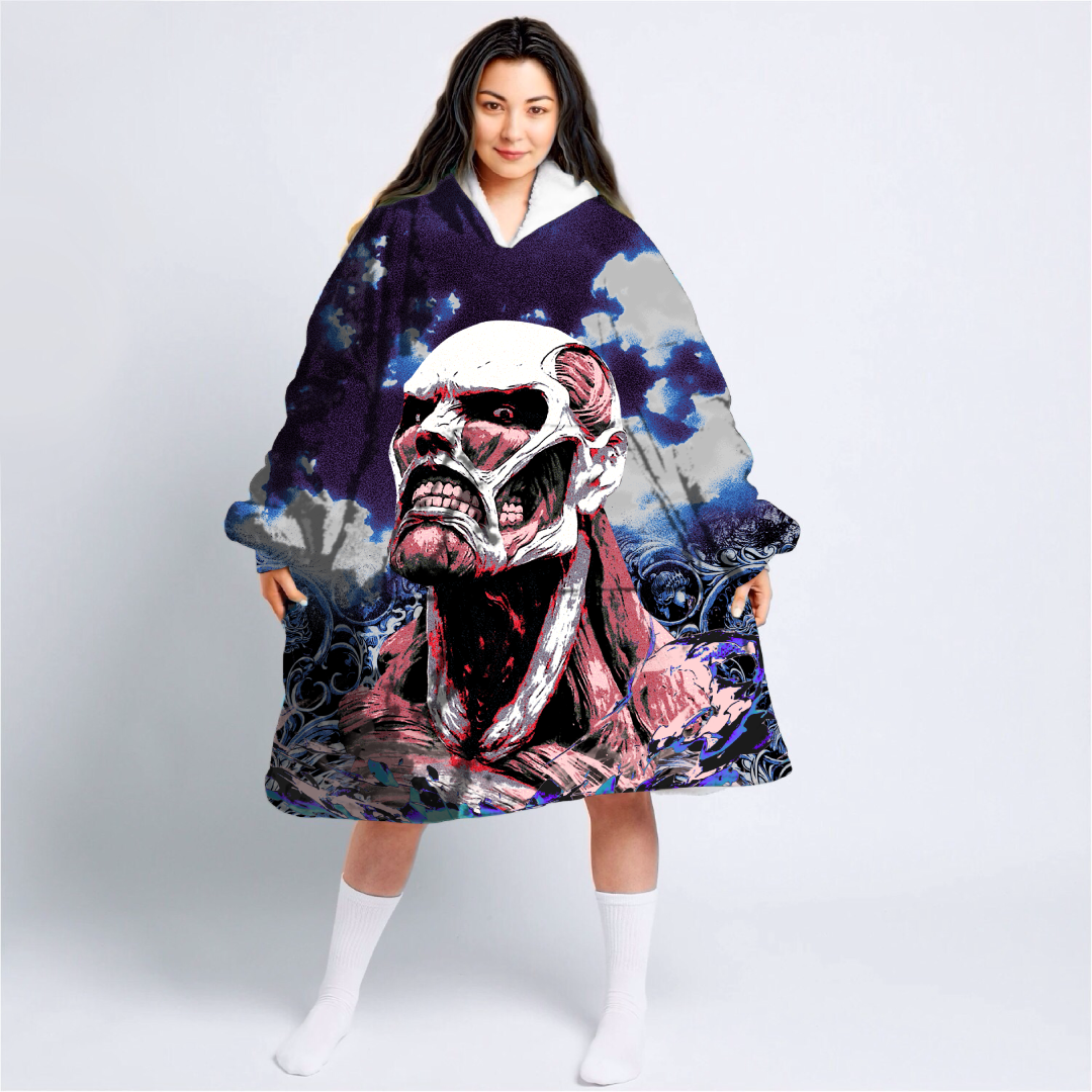 Colossal Titan Hoodie Blanket - Image 3