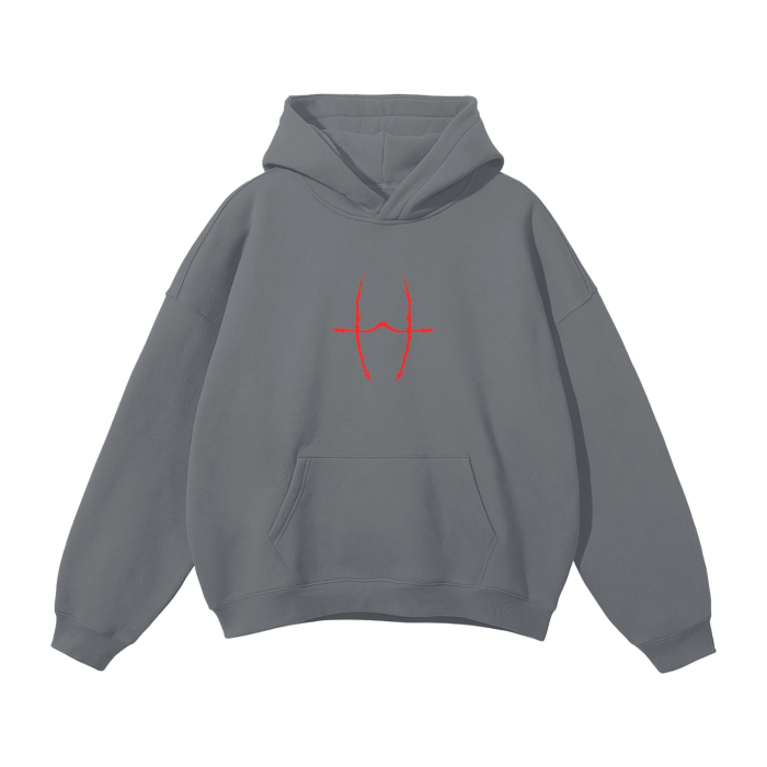 Alternative view of Crimson Flow 2.0 Streetwear Hoodie