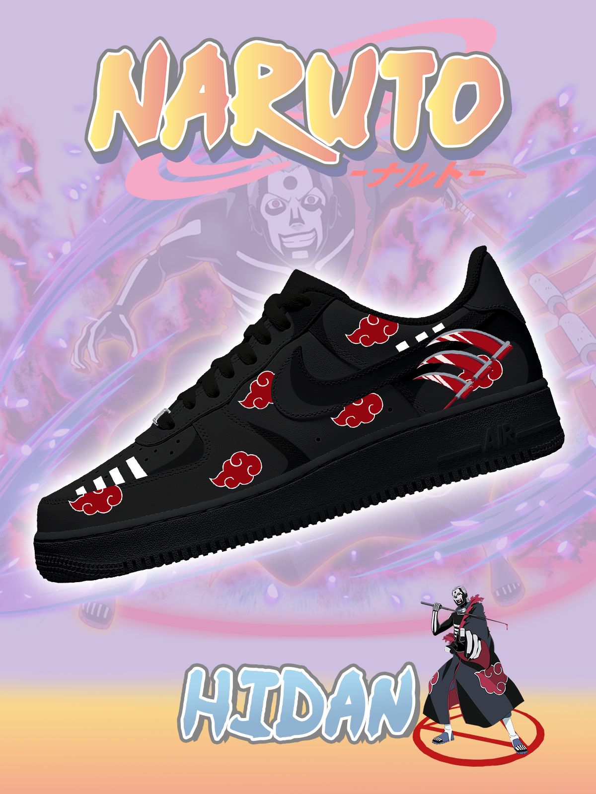 Custom Akatsuki Hidan No.1 Shoes