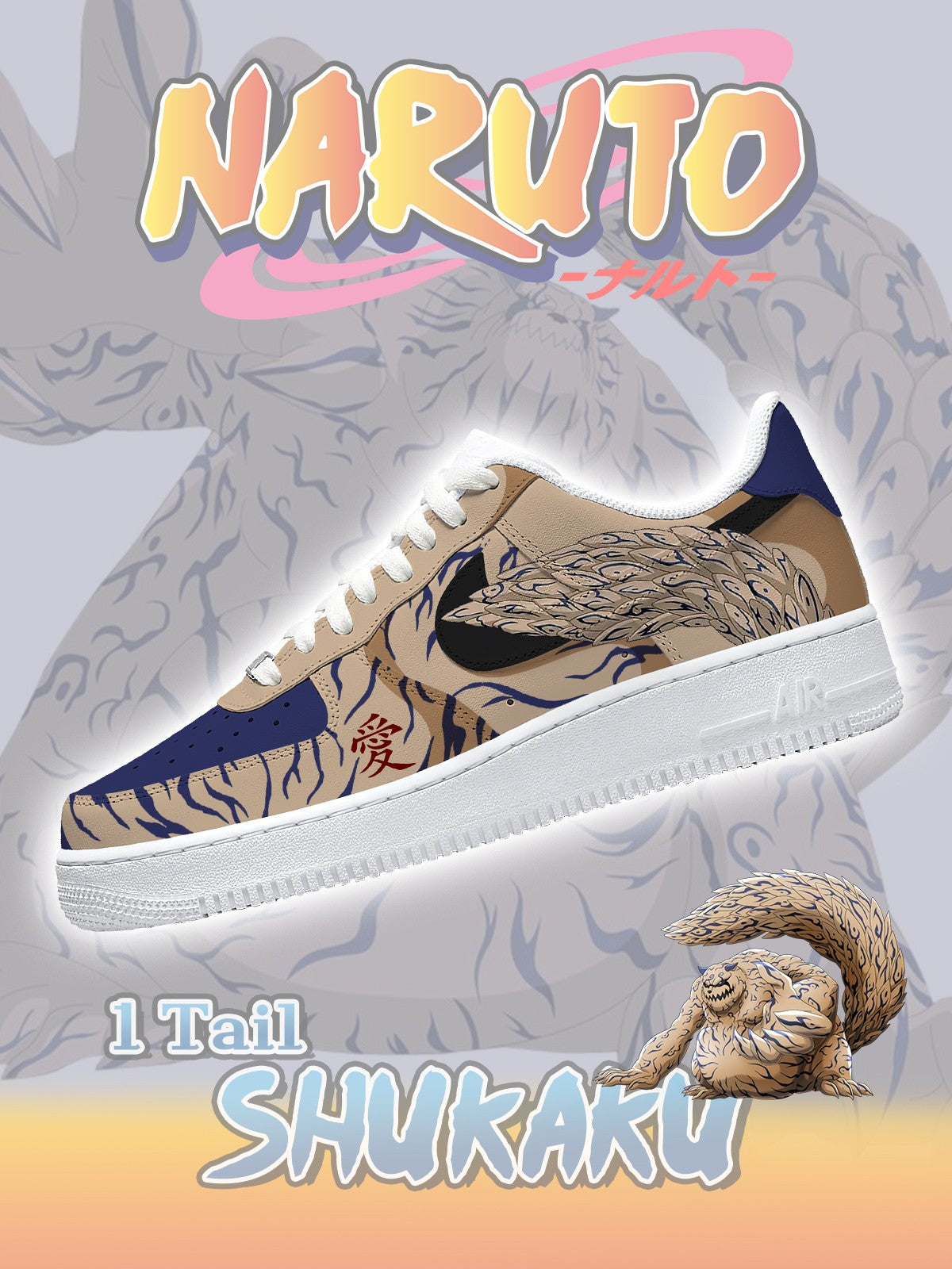 Custom One-Tail Shukaku Shoes