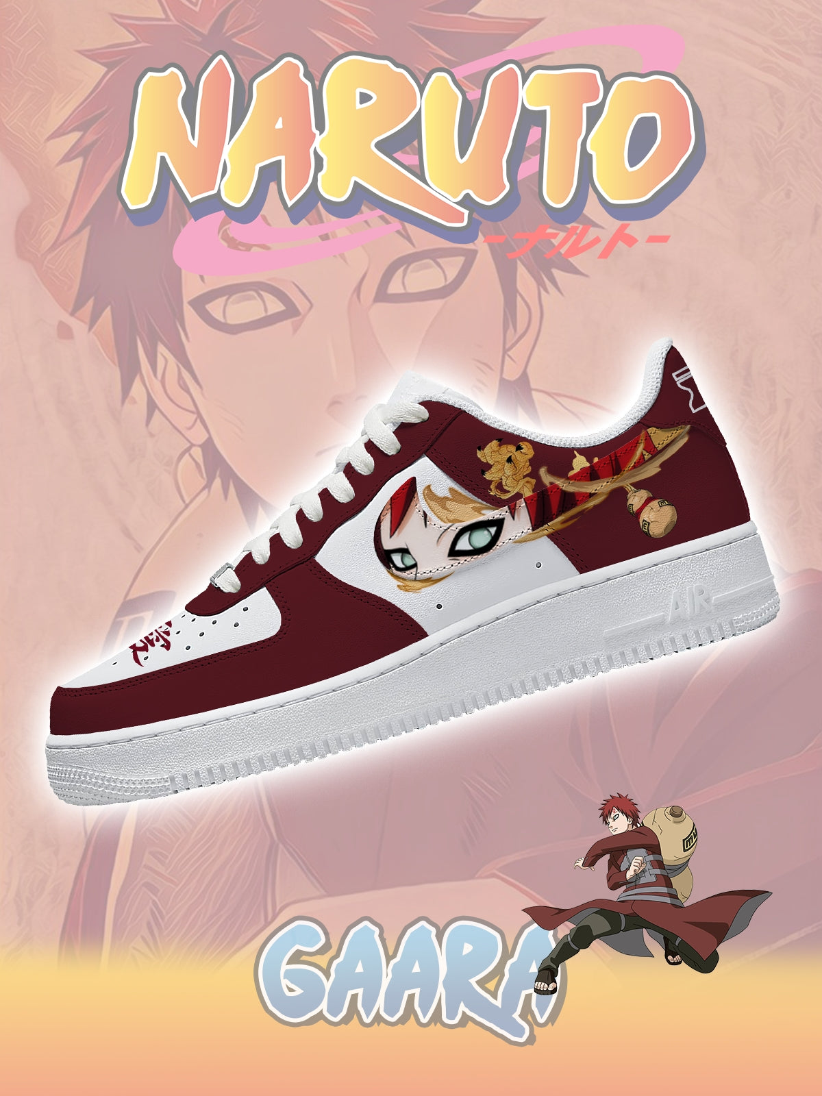 Custom Printed Gaara Shoes
