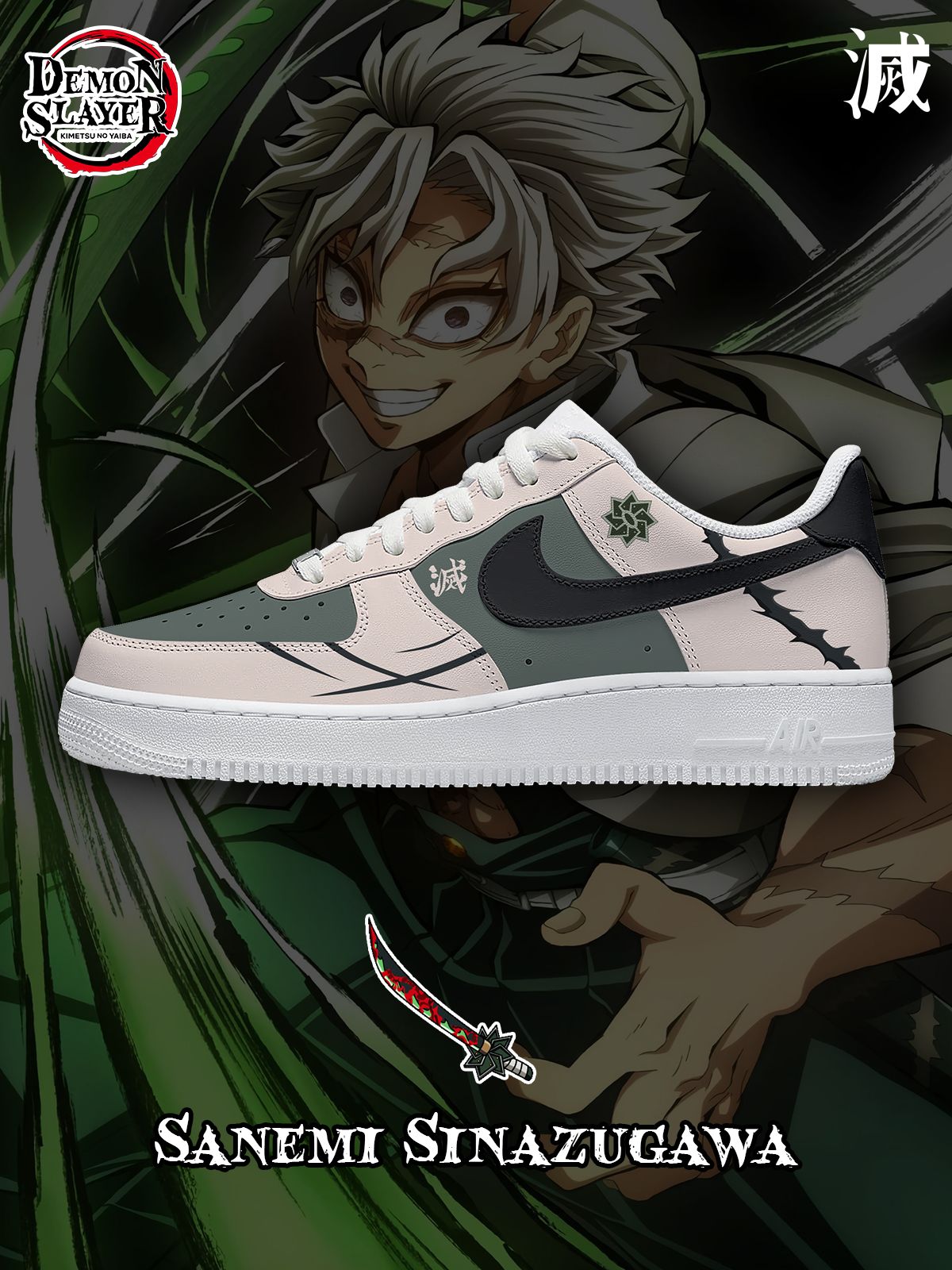 Custom Sanemi Sinazugawa V.1 Shoes
