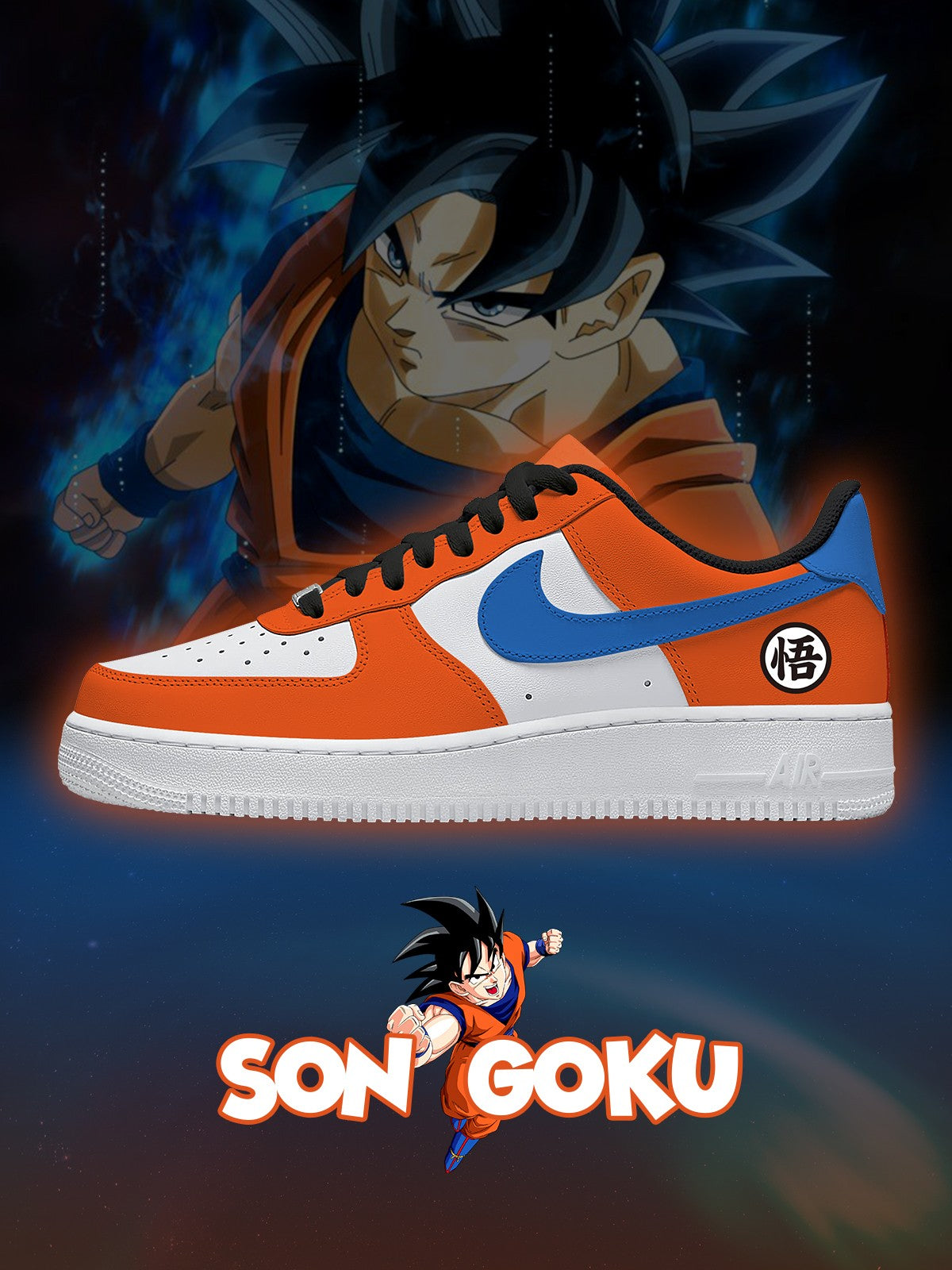 Custom Son Goku' Sneakers