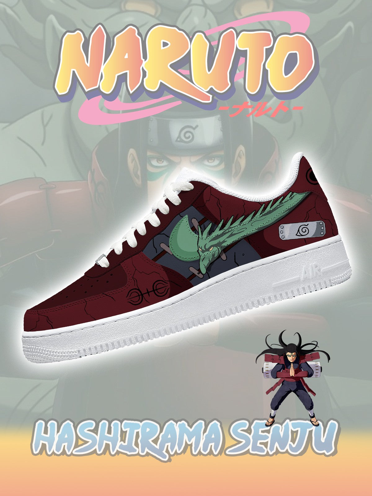 Customize First Hokage Hashirama Senju Shoes