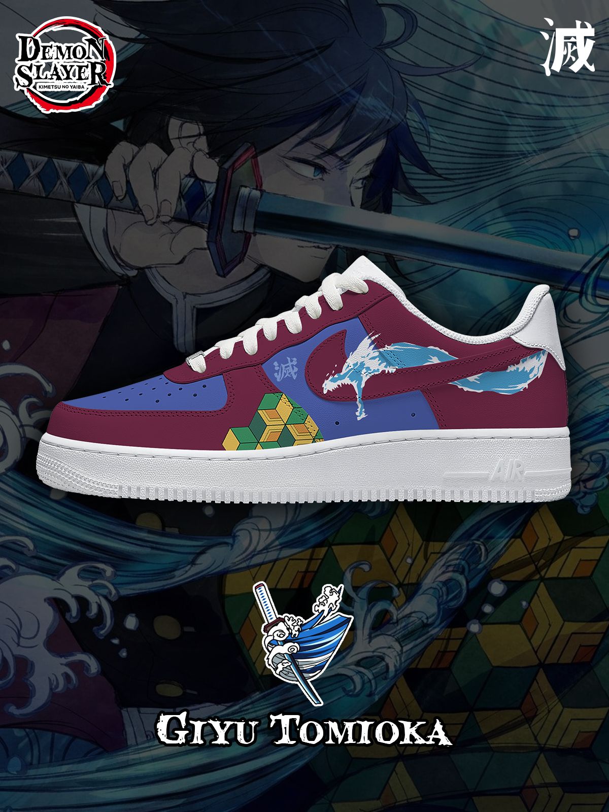 Customize Giyu Tomioka V.1 Sneakers