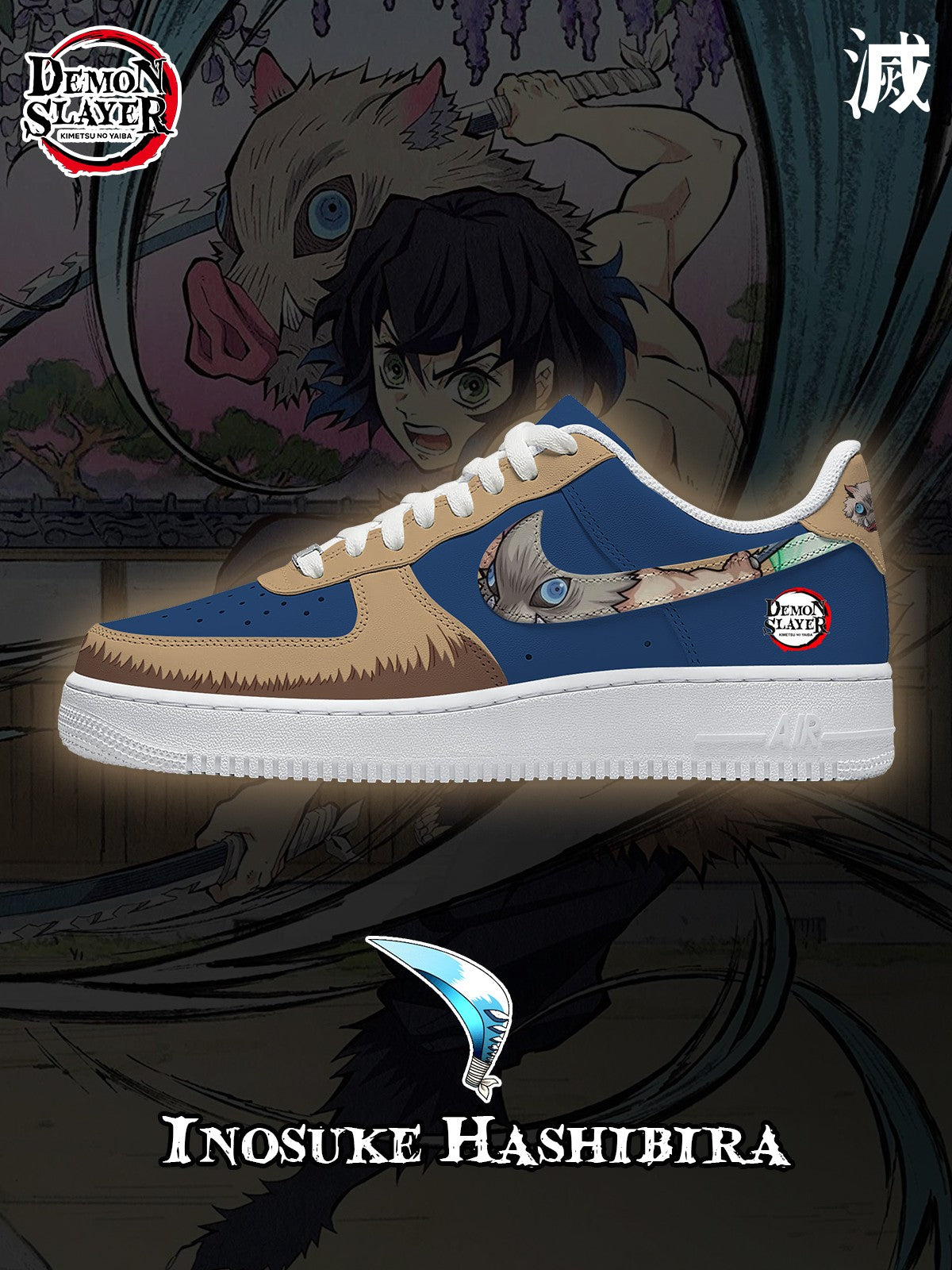 Customize Inosuke Hashibira Shoes