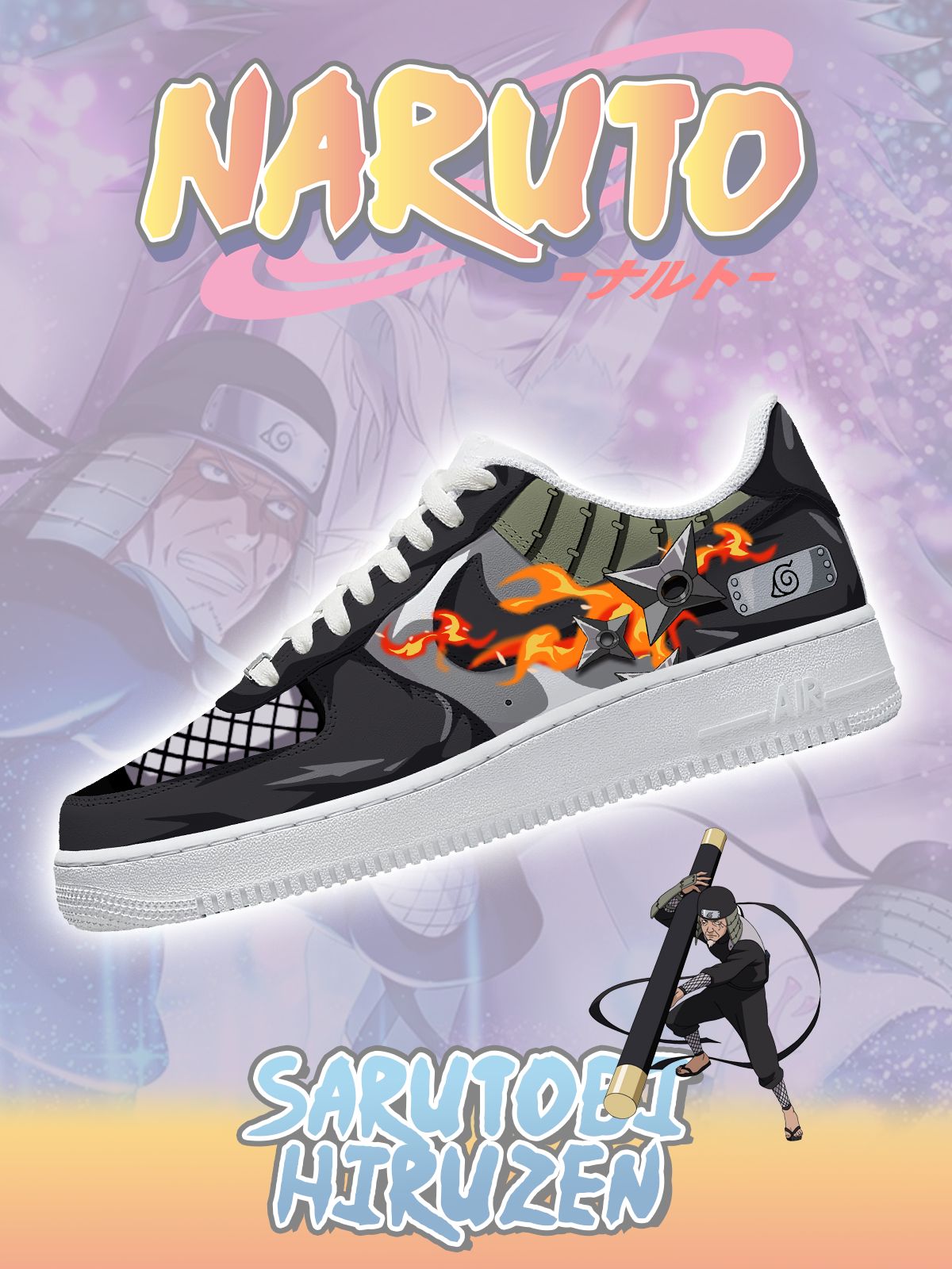 Customize Sarutobi Hiruzen Shoes