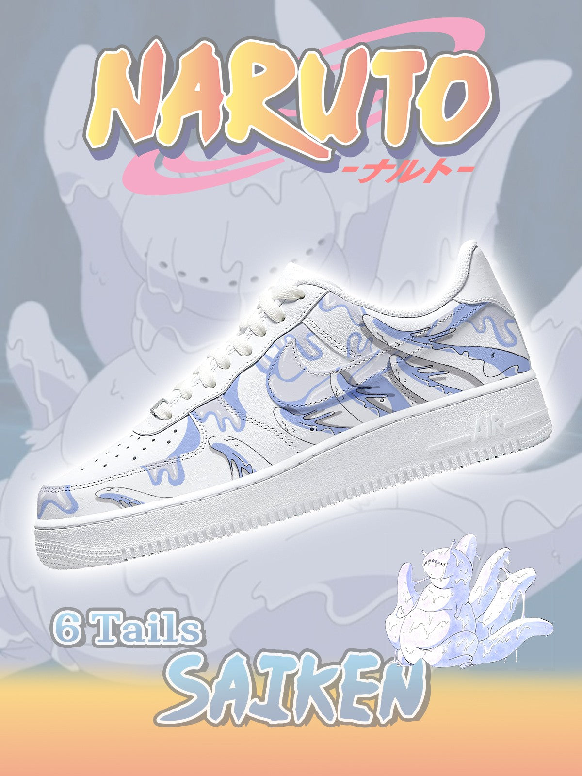 Customize Six-Tails Saiken Sneakers