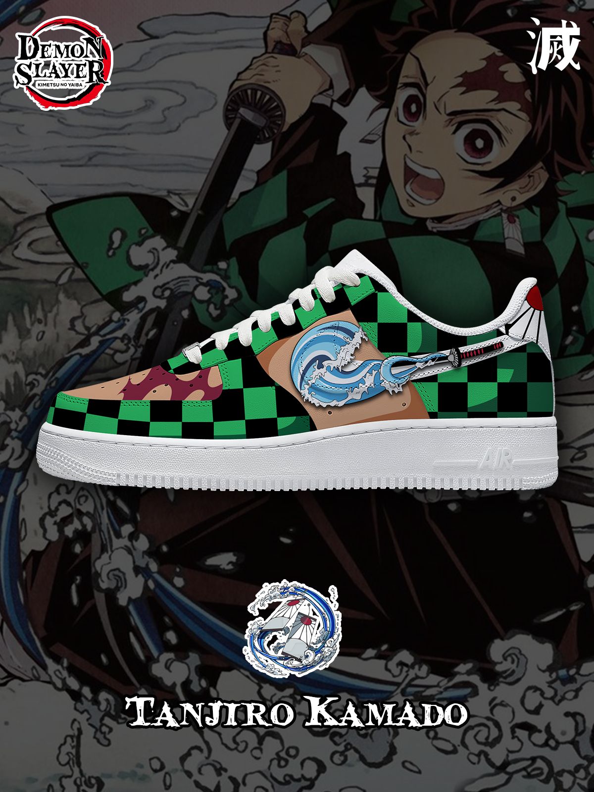 Customize Tanjiro Kamado V.1 Shoes