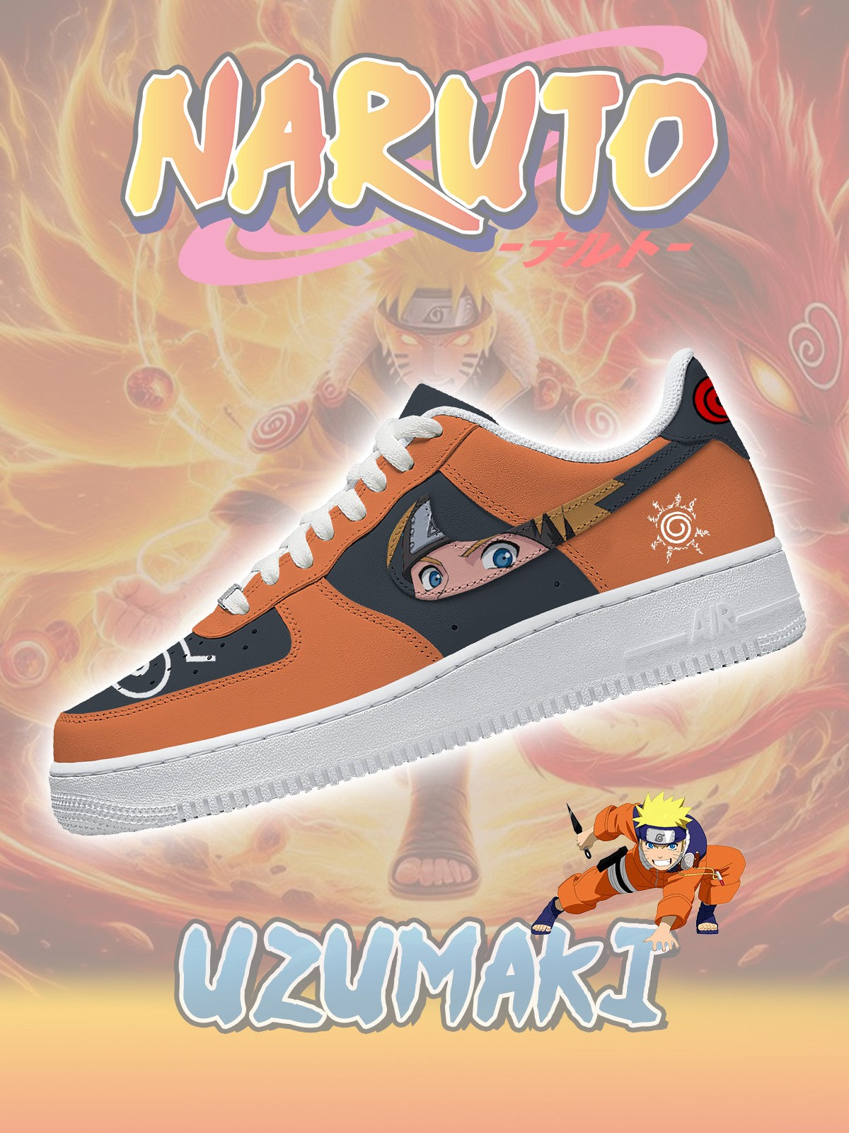 Customize Uzumaki No.1 Shoes