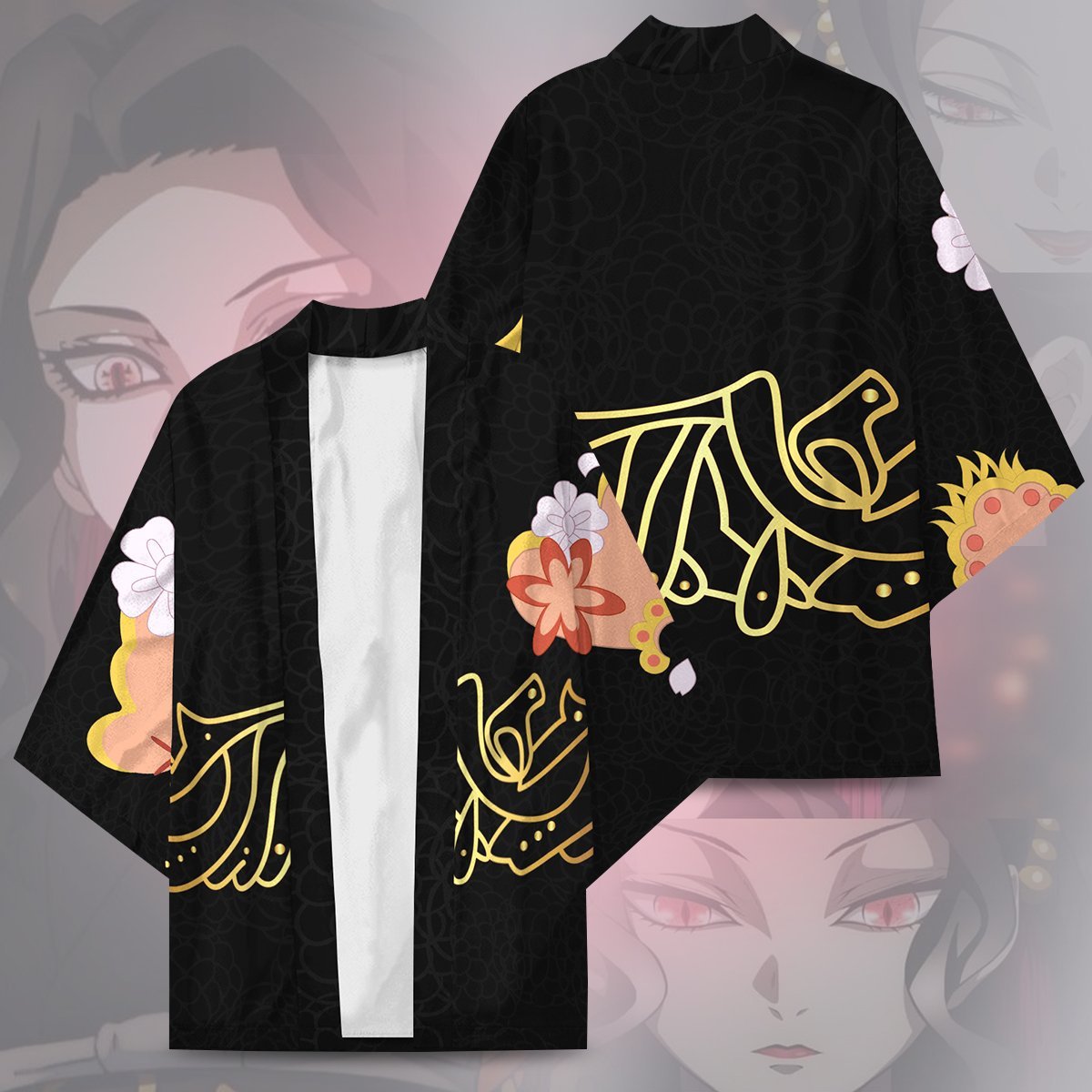 Alternative view of Demon Slayer Kimono - Female Muzan Kimono Fdm3107