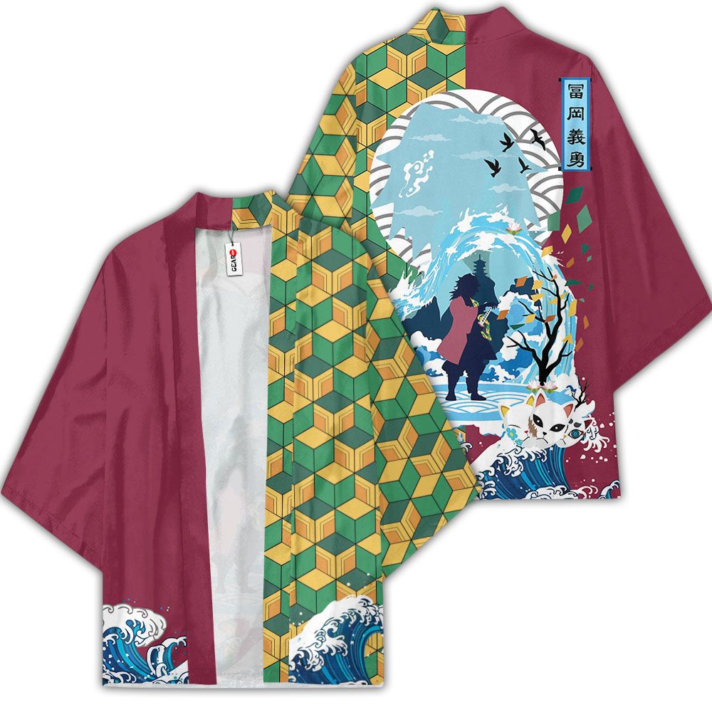 Demon Slayer Kimono - Giyuu Kimono Otaku Merch Clothes Got1308