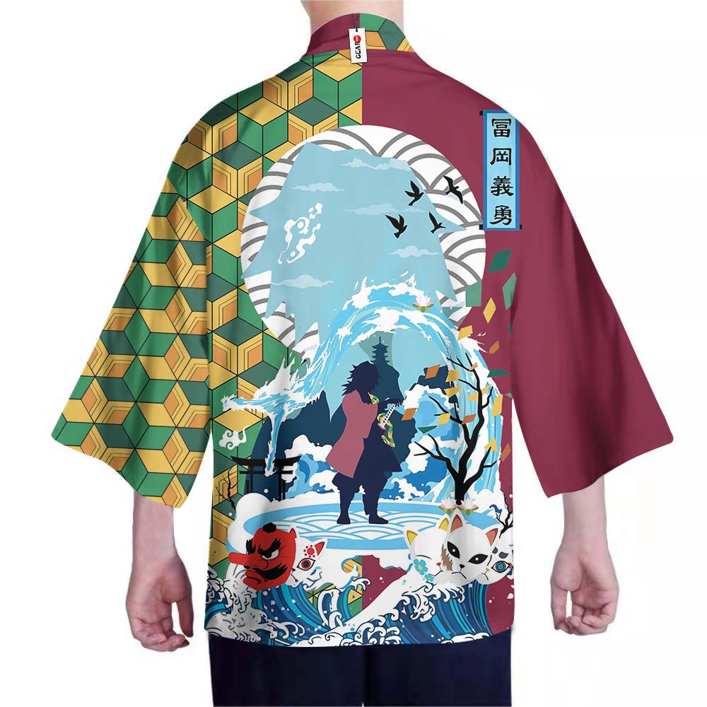 Alternative view of Demon Slayer Kimono - Giyuu Kimono Otaku Merch Clothes Got1308