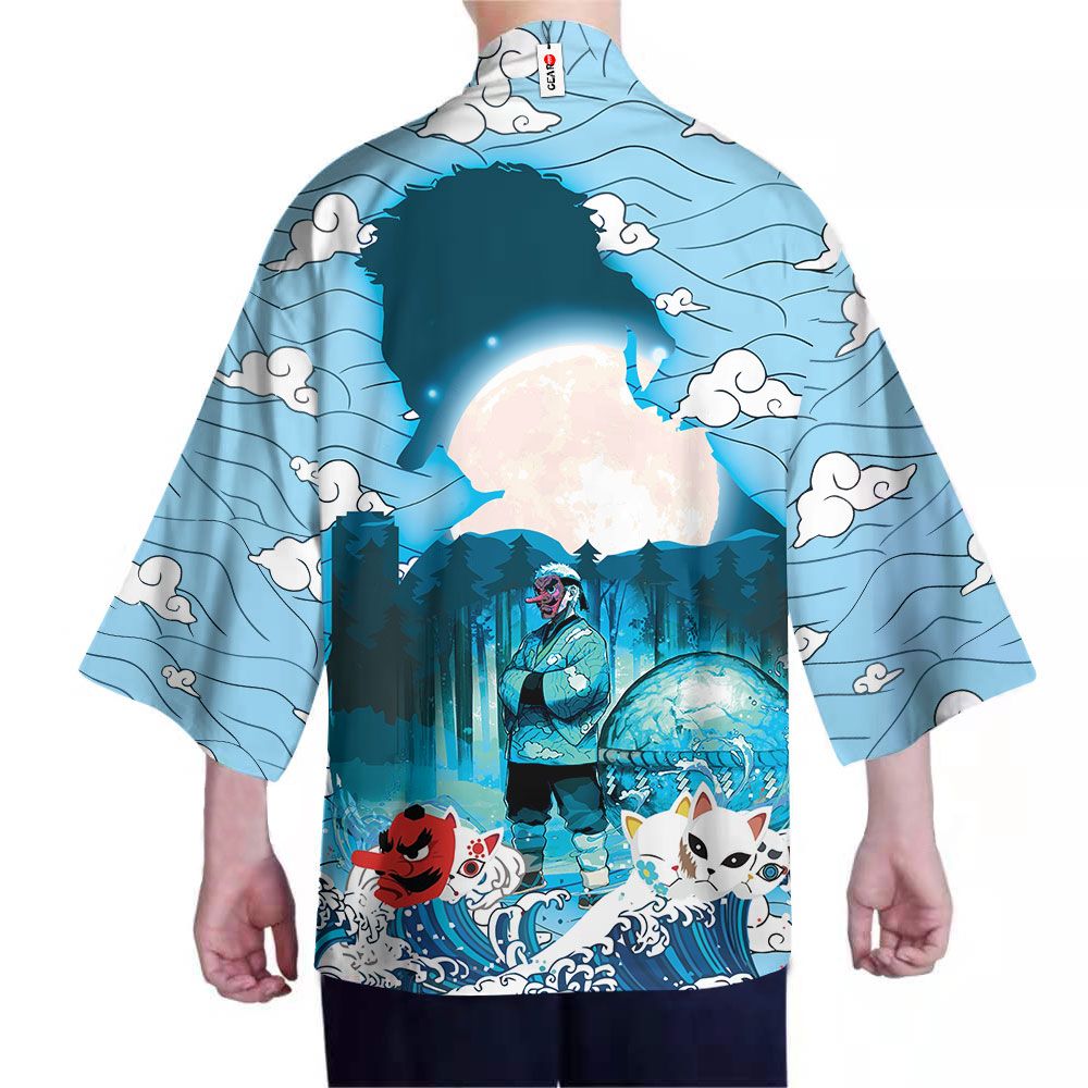 Alternative view of Demon Slayer Kimono - Sankonji Kimono Otaku Merch Clothes Got1308