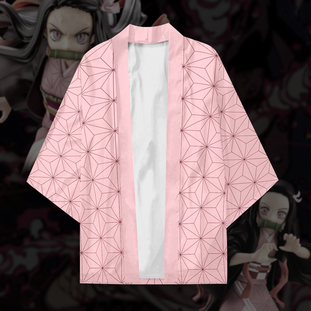 Alternative view of Demon Slayer Kimono - Summer Nezuko Kimono Fdm3107