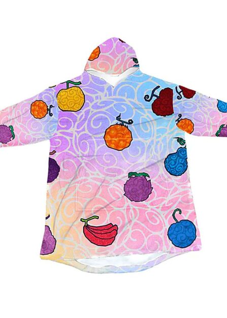Devil Fruit Hoodie Blanket