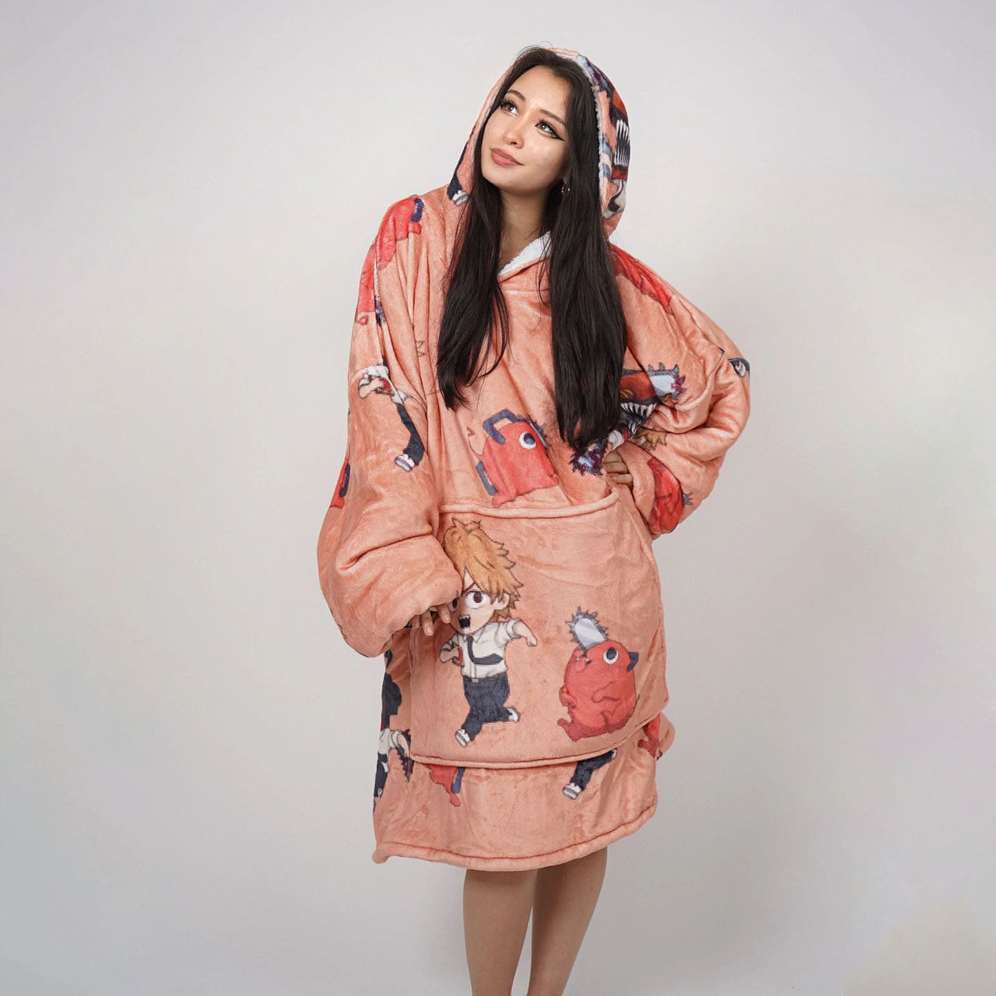Devil Kawaii Oversized Blanket Hoodie - Image 3