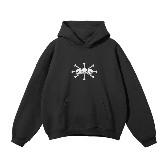 Alternative view of Eclipse Tyrant Y2K Streetwear Hoodie Black