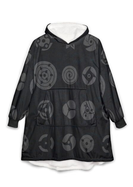 Eyes Pattern Blanket Hoodie