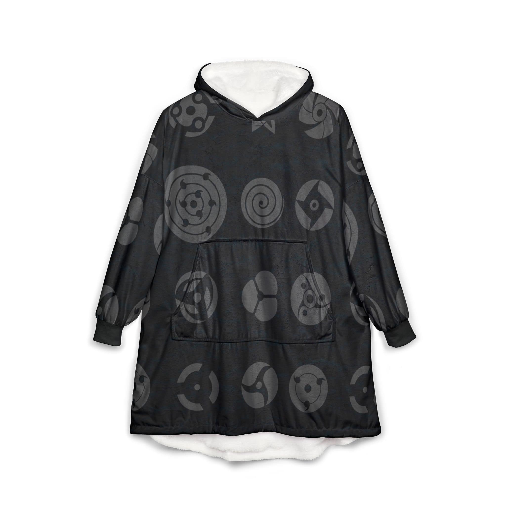 Eyes Pattern Blanket Hoodie