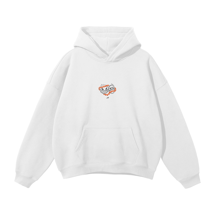 Alternative view of Flame Rogue Streetwear Hoodie White