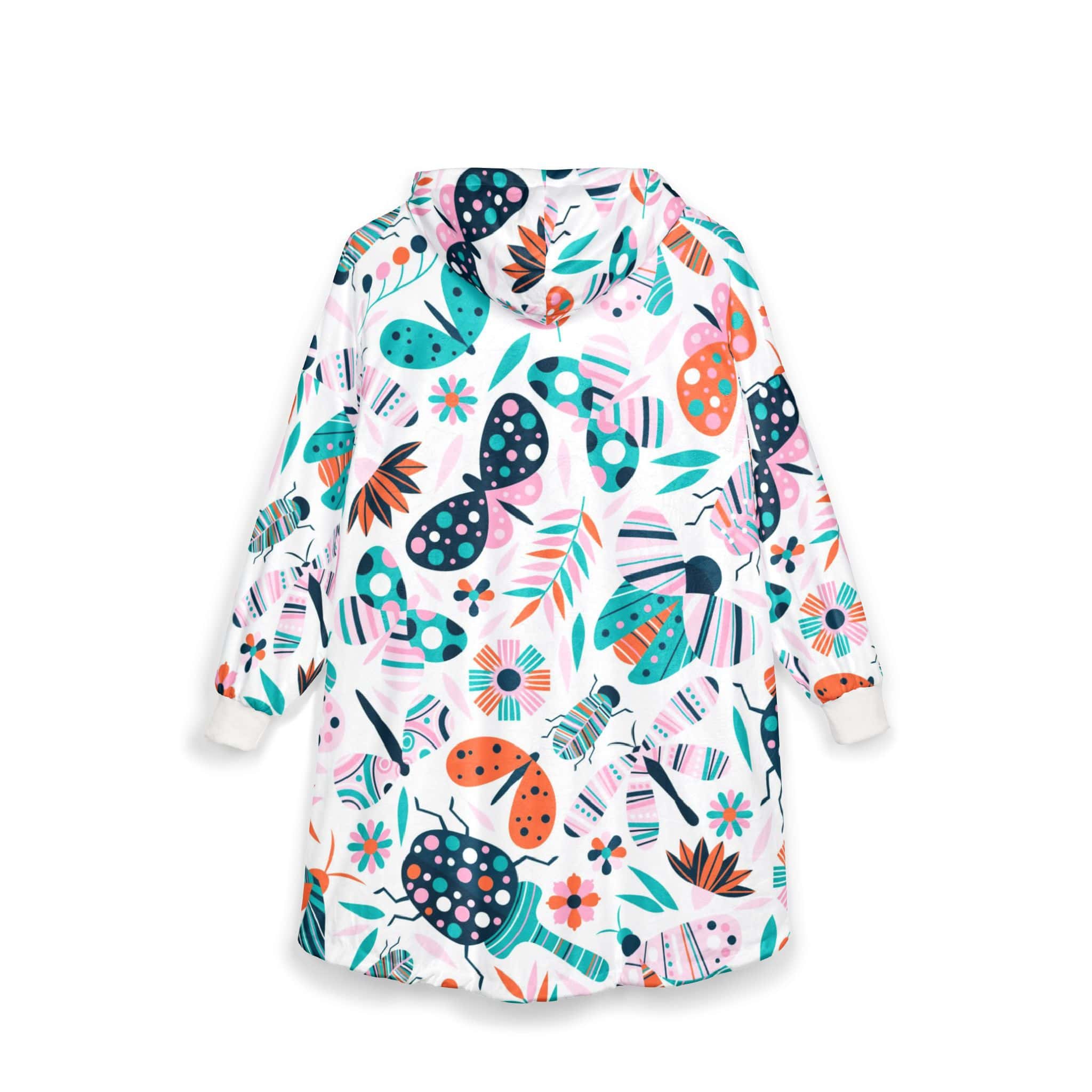 Alternative view of Floral Fusion Oversized Blanket Hoodie
