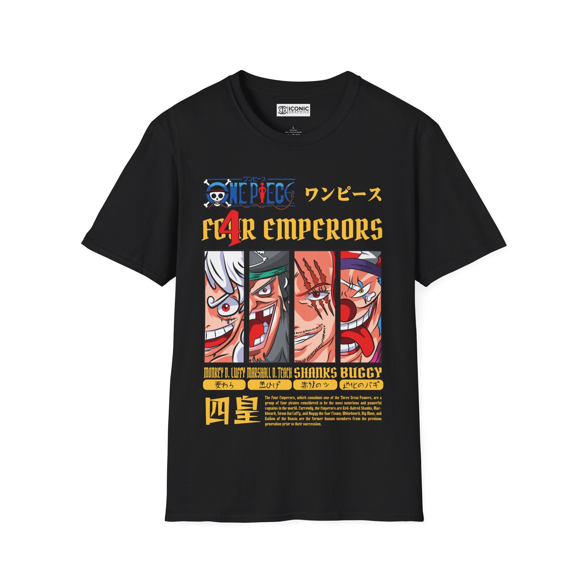 Four Emperors One Piece T-Shirt