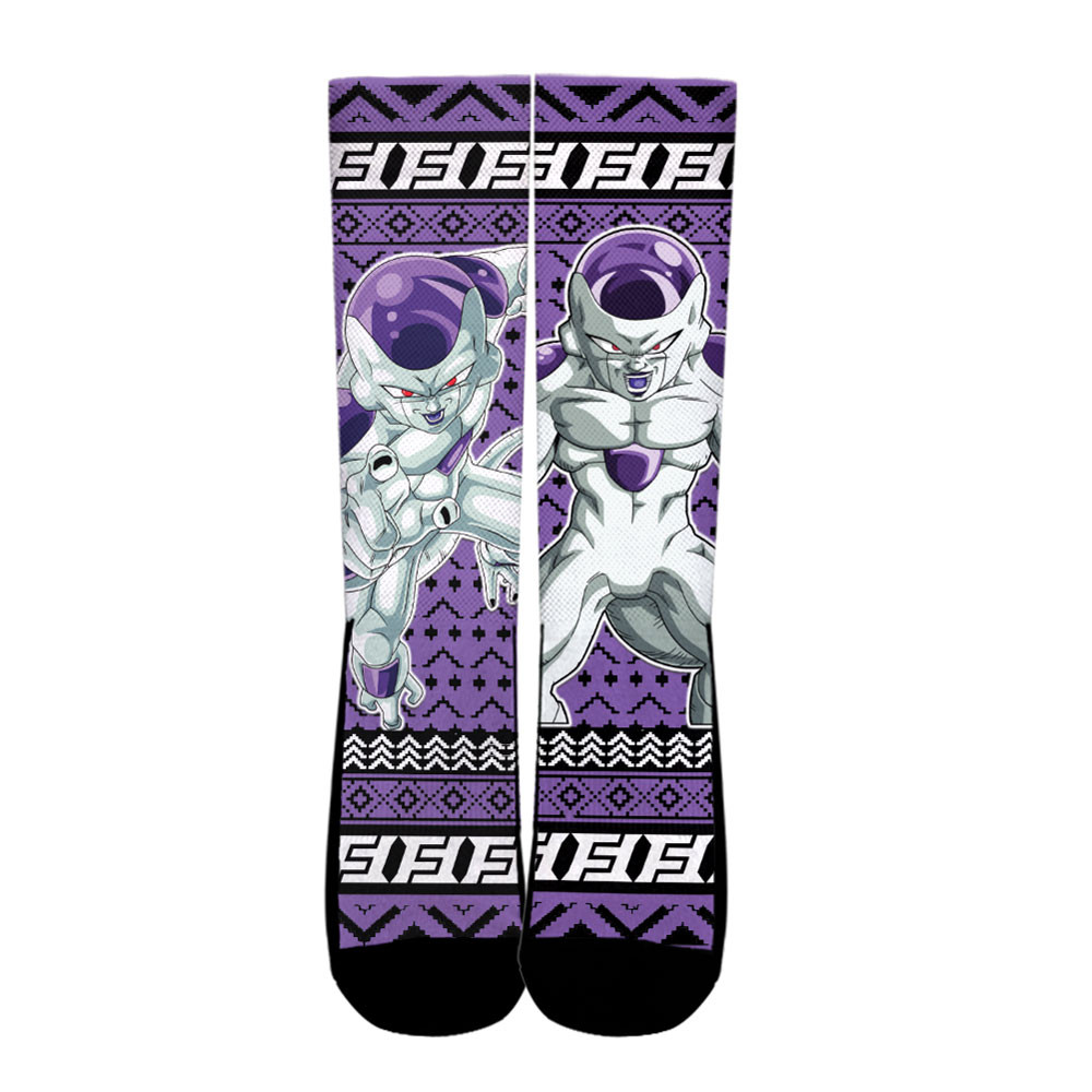 Frieza Socks Dragon Ball Custom Ugly Christmas Anime Socks