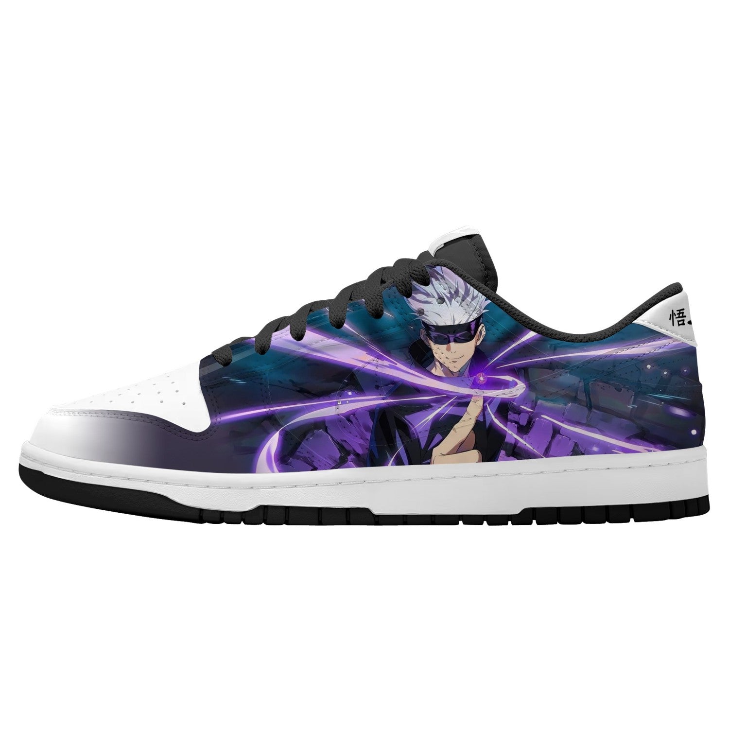 Alternative view of Geto And Gojo V.1 Custom Court-Low Sneakers