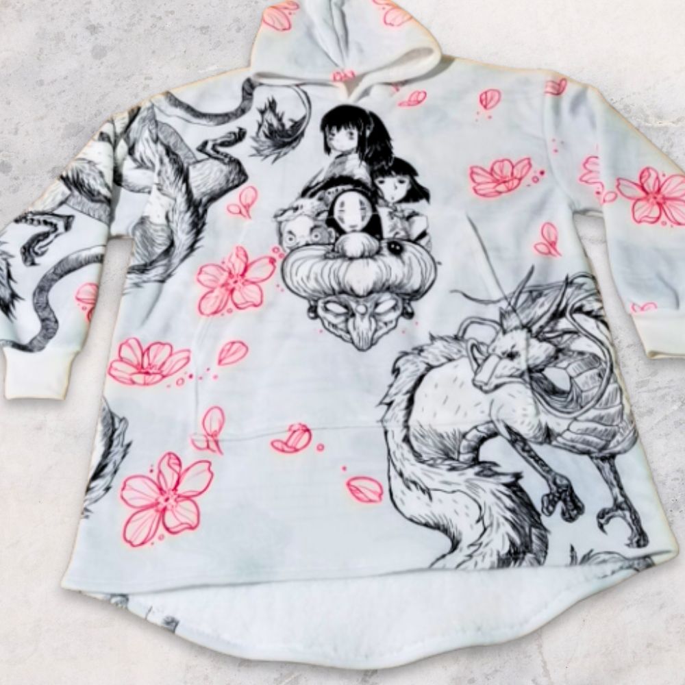 Alternative view of Ghibli Blend Hoodie Blanket