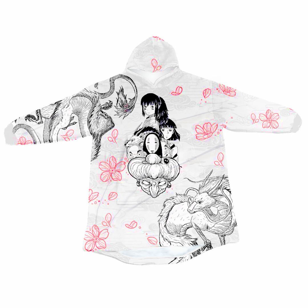 Ghibli Blend Hoodie Blanket