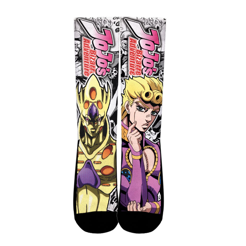 Giorno Giovanna Socks Jojoâ€™S Bizarre Adventure Custom Anime Socks