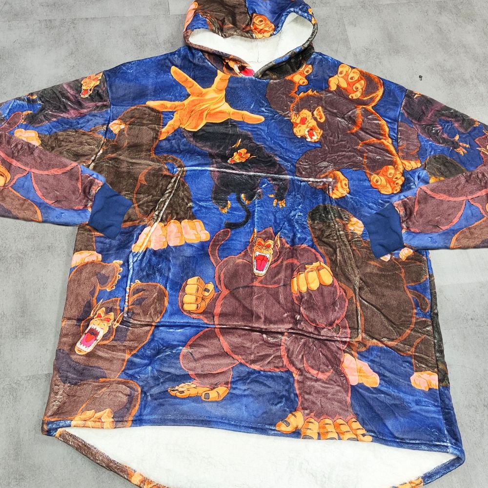 Alternative view of Great Ape Hoodie Blanket