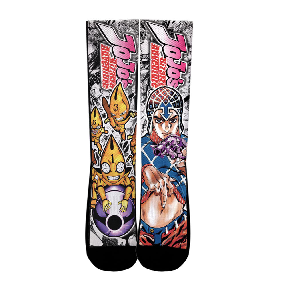Guido Mista Socks Jojoâ€™S Bizarre Adventure Custom Anime Socks