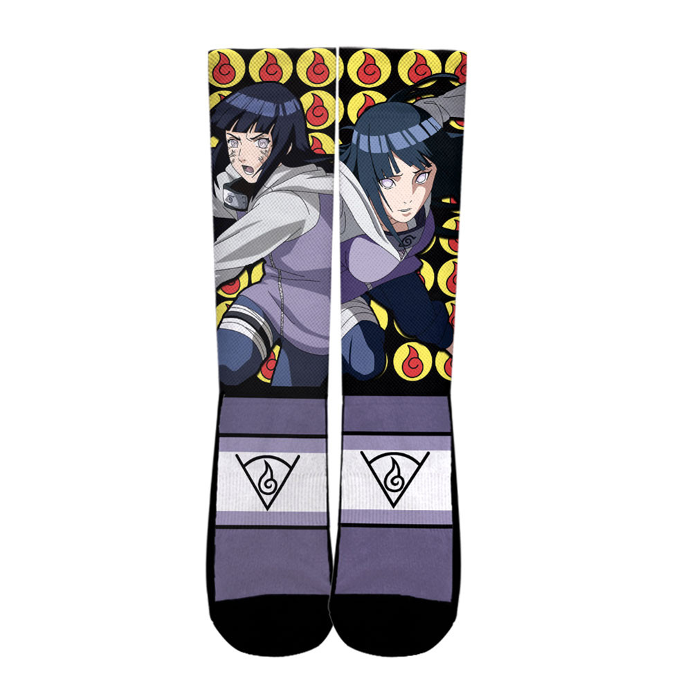 Hinata Hyuga Socks Custom Anime Socks